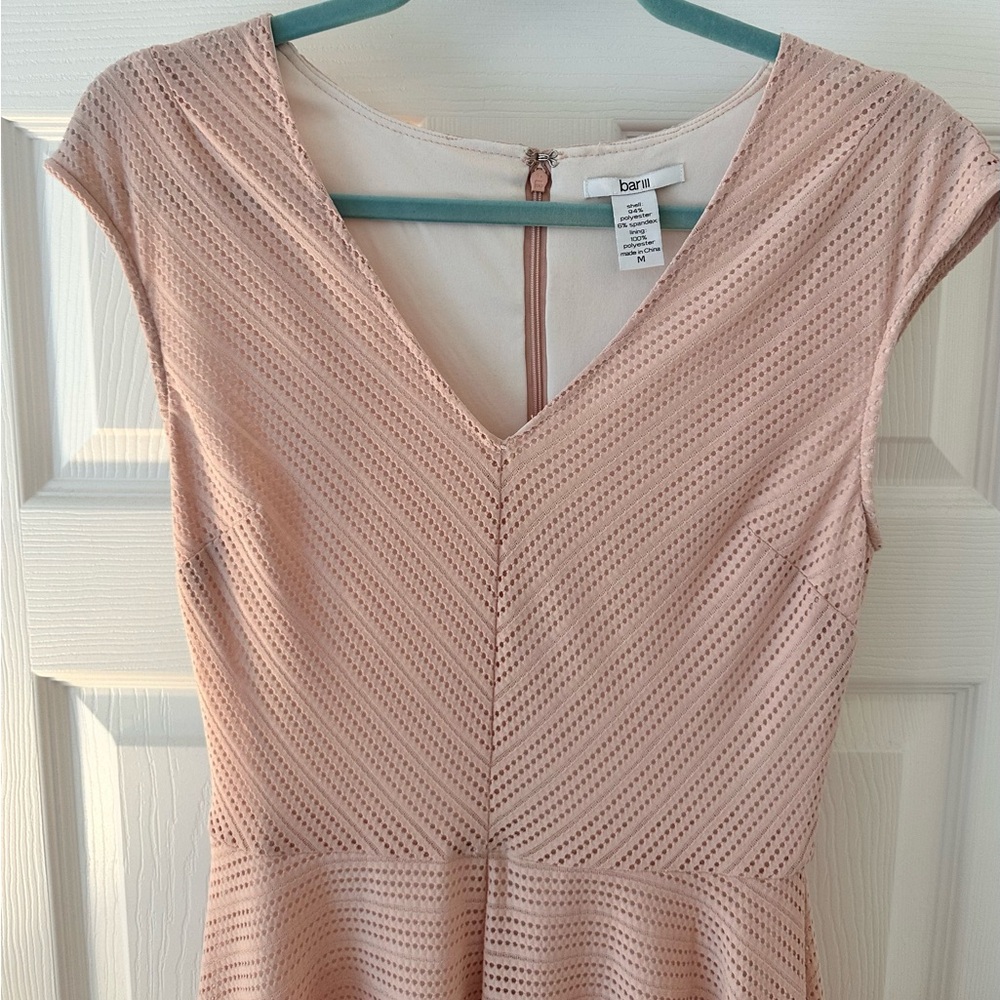 Elegant Pink Sleeveless Dress